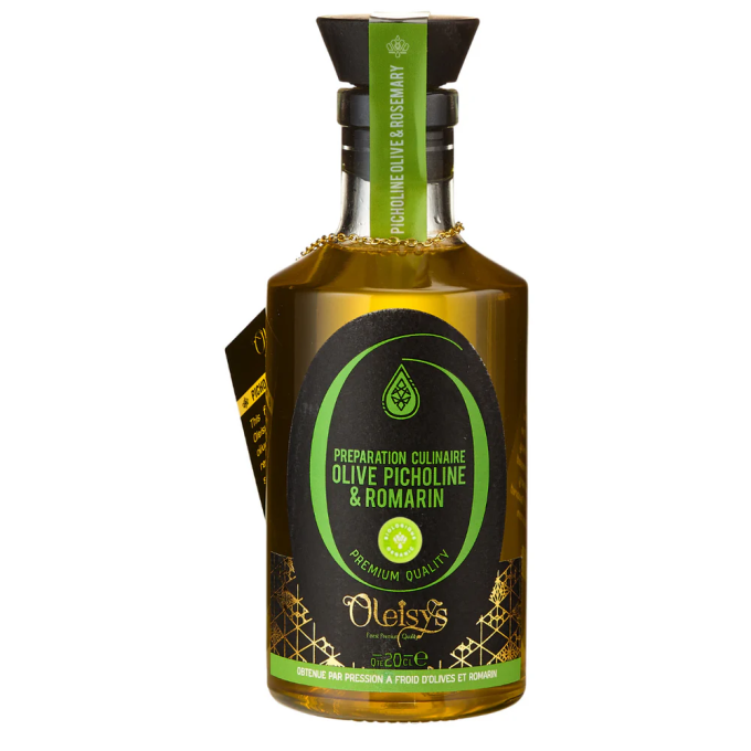 Huile d'olive culinaire Olive picholine & Romarin