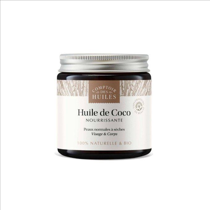 Huile de coco BIO - Nourrissante - Comptoir des huiles