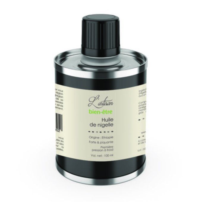 Huile de nigelle d'Ethiopie - 100 ml L'artisan Bien-être 