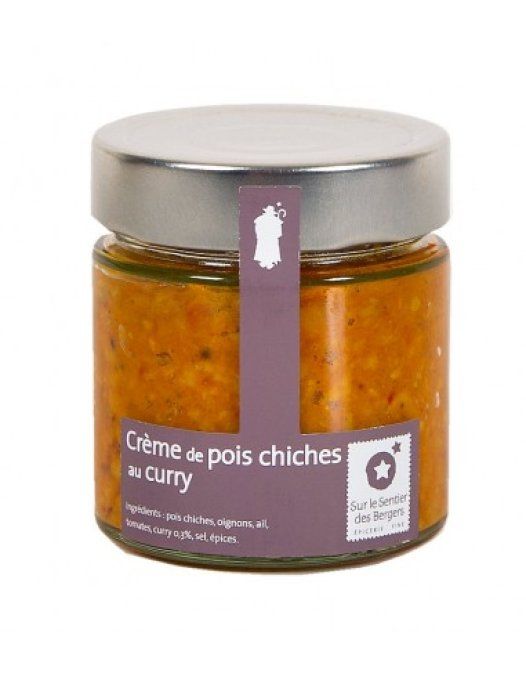 Crème de pois chiches au curry