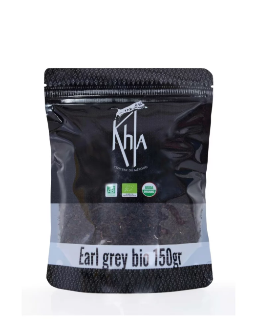 Thé noir du Sri Lanka Earl Grey Certifié biologique AB