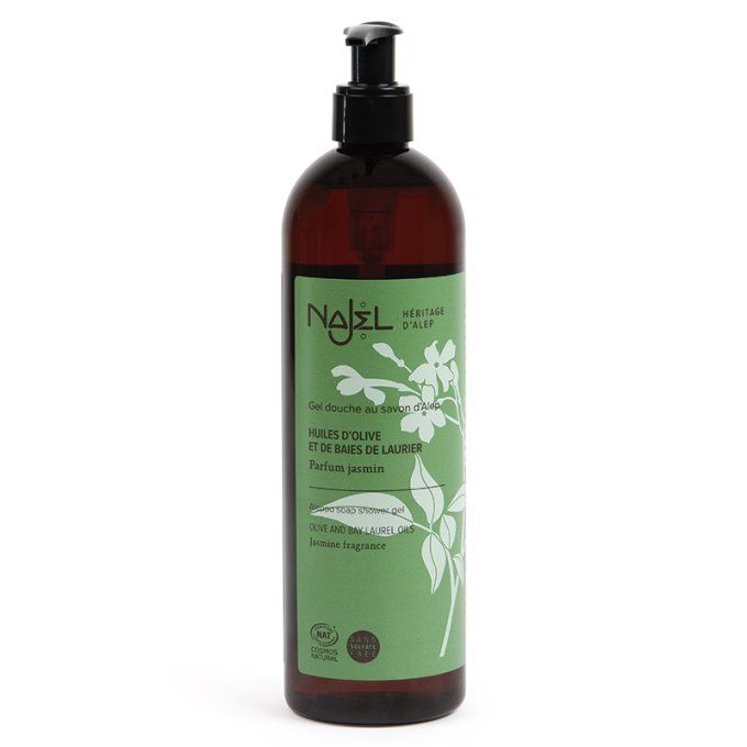 Gel douche au savon d'Alep Parfum naturel Jasmin 