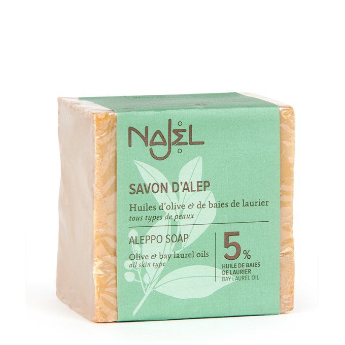 Savon d'Alep 5% d'huile de baies de laurier Najel 